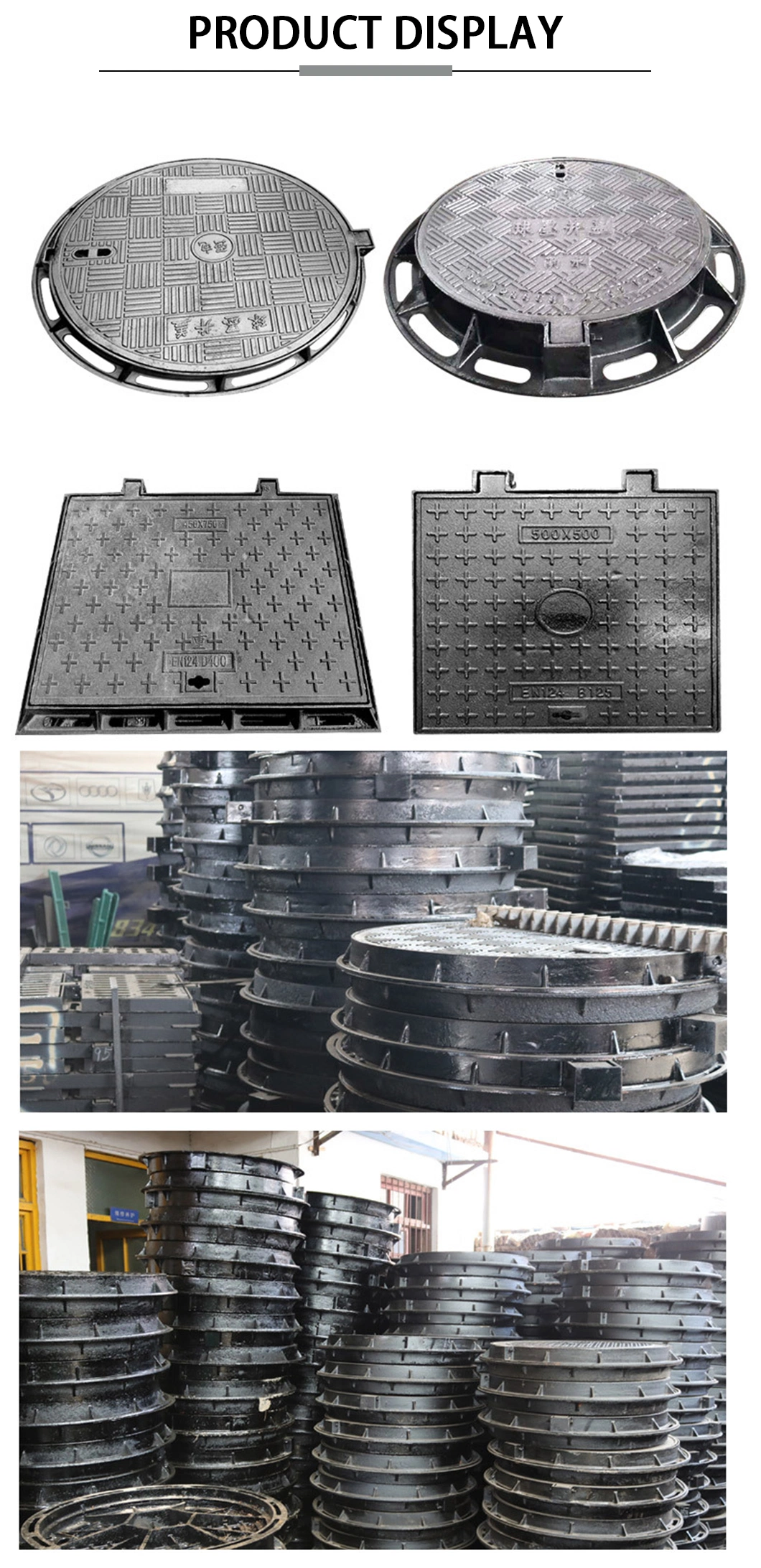 Sample Processing of Rainwater Inlet Grate Flat Grate Type Circular Grate